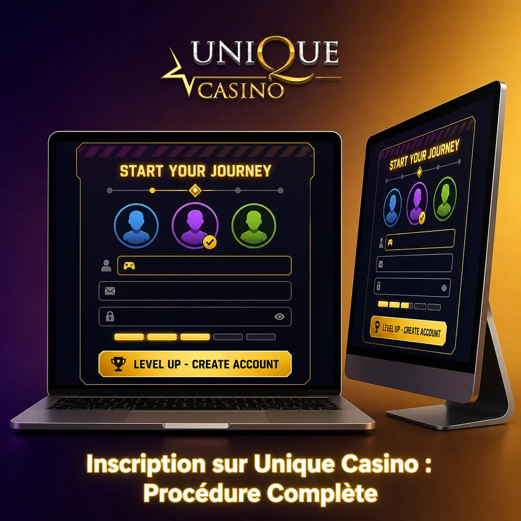 Inscription sur Unique Casino : Procédure Complète