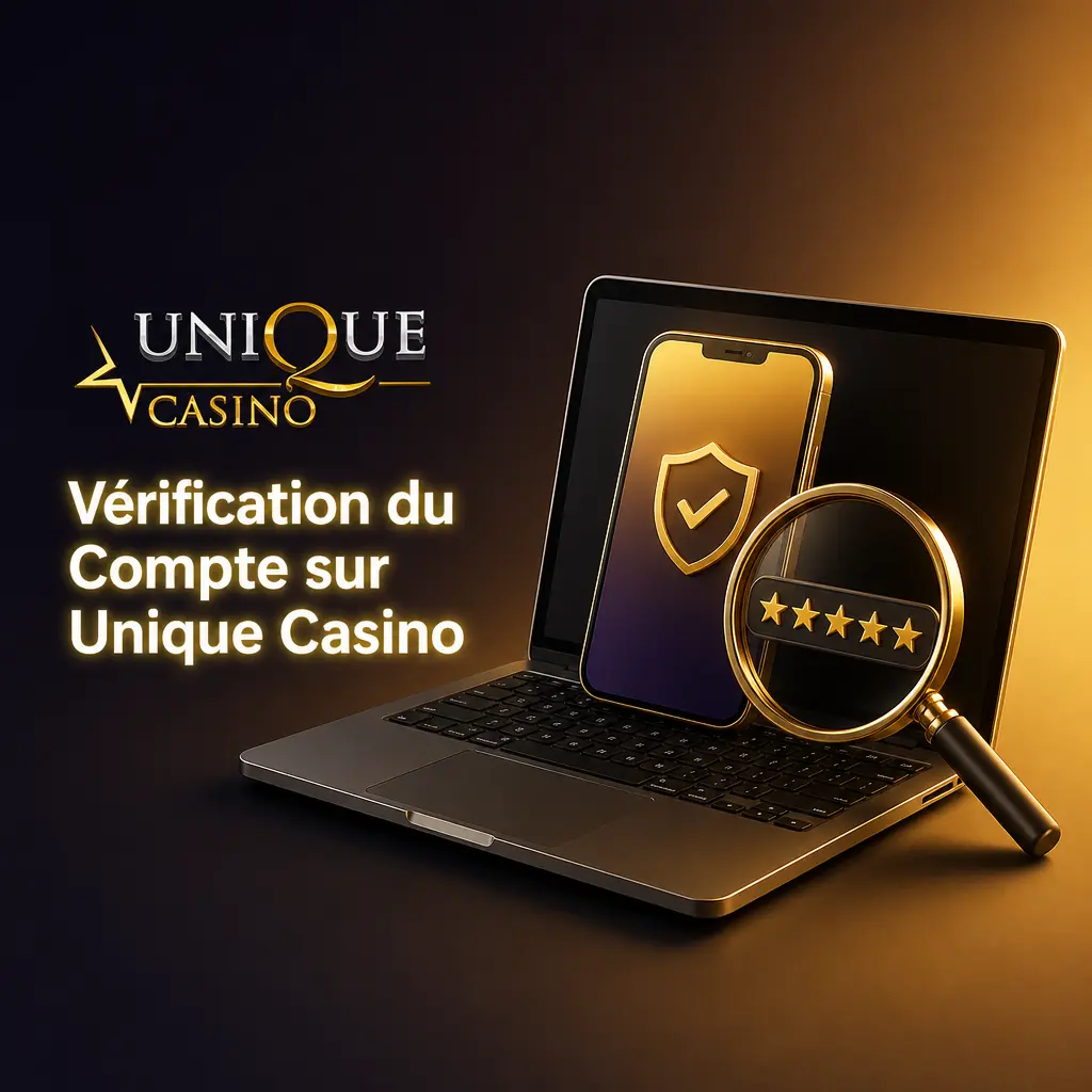 Vérification du Compte sur Unique Casino