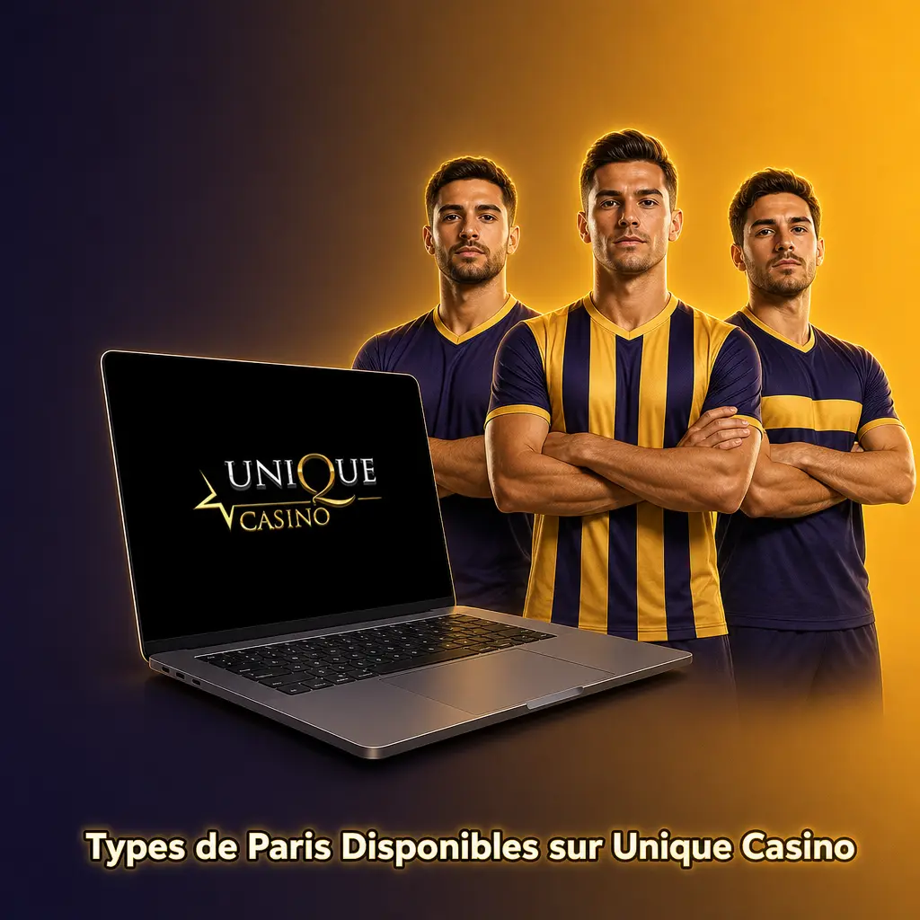 Types de Paris Disponibles sur Unique Casino